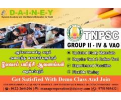 TNPSC Group 2 and VAO Coaching classes at DAINEY EDUCATION