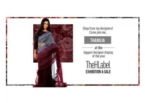 Tanuja welcomes you look at her wardrobe at TheHLabel Exhibition and Sale