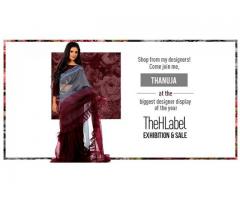 Tanuja welcomes you look at her wardrobe at TheHLabel Exhibition and Sale