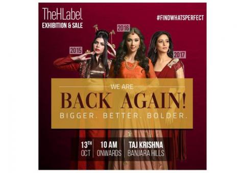 Seeking Latest Fashion Trends in Ethnic Designs ? Visit Thehlabel Exhibition & Sale 2018!