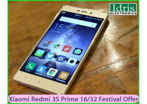 Xiomi Redmi 3S Prime 16/32 Festival Offer In Authorised Dealer Idris Electronics Raipur