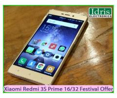 Xiomi Redmi 3S Prime 16/32 Festival Offer In Authorised Dealer Idris Electronics Raipur