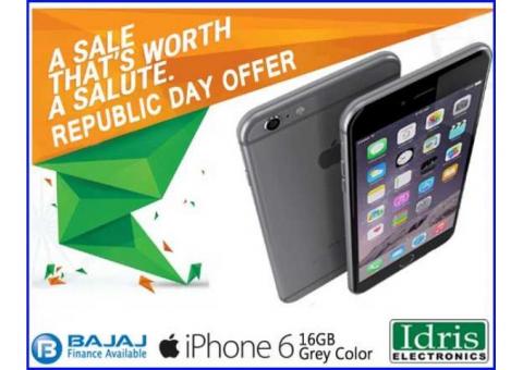 Apple iPhone 6 16GB Grey Color In Republic Day Offer