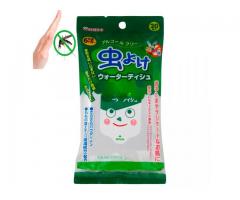 Insect Repellent Wet Wipes/Tissues by Wakodo (20 Pcs Pack) - Made in JAPAN