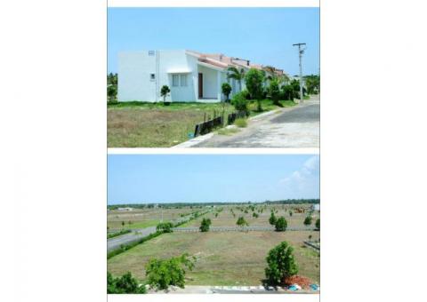 villas for sale Residential plots for sale in Pondicherry ECR Ct: 90069 90069