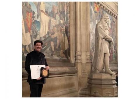 Sandeep Marwah Honored at Parliament of United Kingdom