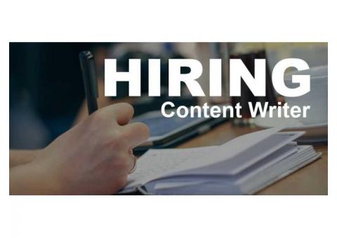 Need Professional Content Writers for Freelancing