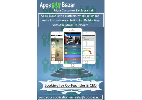 Looking Co-Founder and CEO for Apps Bazar