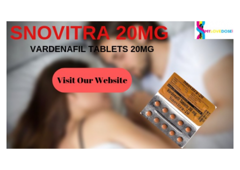 Buy snovitra 20mg Tablet Online in USA