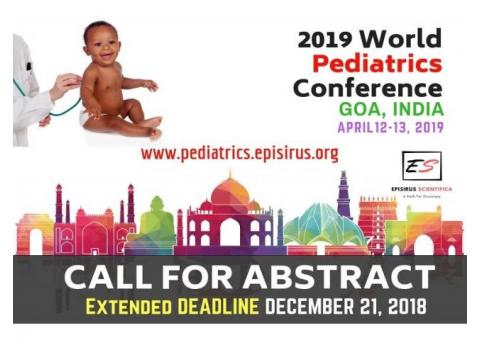 2019 World Pediatrics Conference