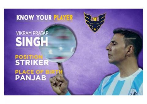 Vikram Pratap Singh Striker from Punjab