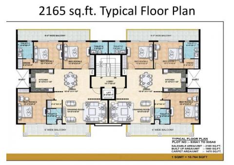 Omaxe 2165 sq ft Celestia Royal Premier Floors In New Chandigarh Mullanpur