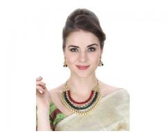 Buy stylish pearl necklace Online