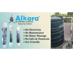 Industrial water softening system