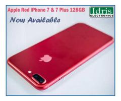 Apple Red iPhone 7/7 Plus 128GB Available In Idris Electronics