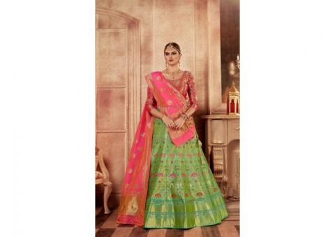 Attractive Discounts On Silk Lehenga Choli At Mirraw