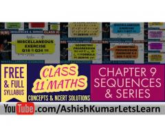 Deep Learning Classes of Sequences and Series Class 11 Maths