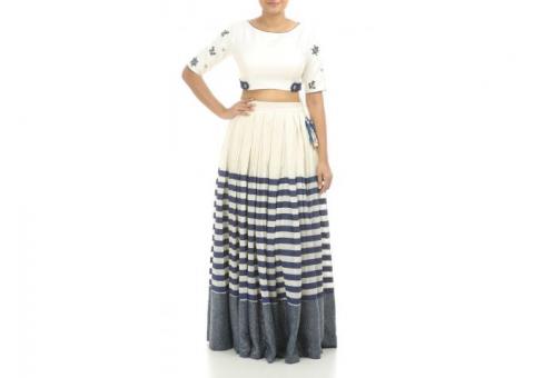 Party Wear Lehengas Now Available At Thehabel