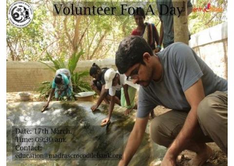 Volunteer For A Day in Chennai- Entryeticket