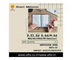 Direct admission D.El.Ed/B.Ed/M.Ed