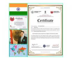 Third World Record of Sandeep Marwah Approved by Unique Book of Records