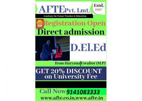 Direct Admission in teaching courses and other courses