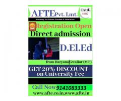 Direct Admission in teaching courses and other courses