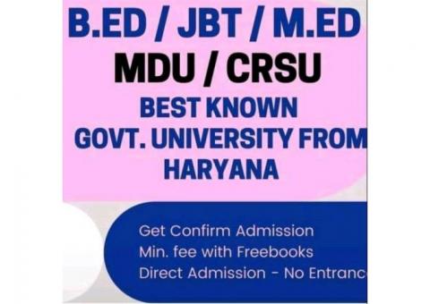 Direct Admission apply now in B.ED/M.ED/D.EL.ED and other courses with discount
