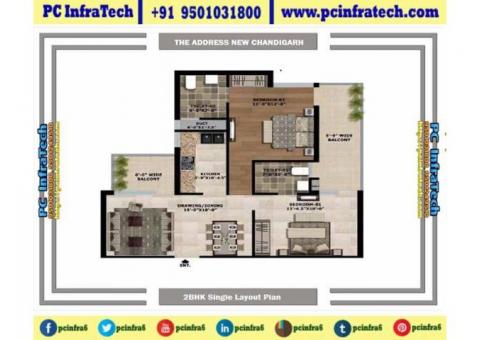 Launching 3 BHK Flats The Address Mullanpur 95O1O318OO