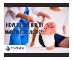 how to get rid of diabetic foot ulcers?