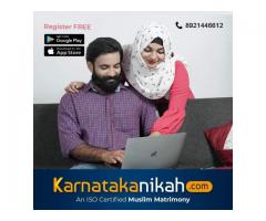 Free Muslim matrimonial website in Bangalore