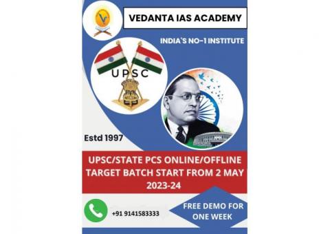 Vedanta IAS Academy India's no.1 Institute. JOIN NOW!!