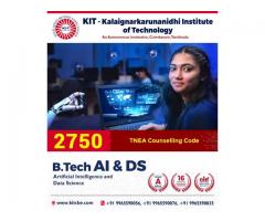 B.Tech Artificial Intelligence and Data Science Course in Coimbatore