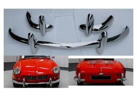 Triumph Spitfire MK1, MK2, GT6 MK1 (1962-1968) bumpers by stainless steel