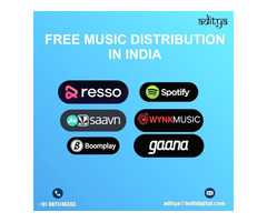 Top company for free music distribution in India