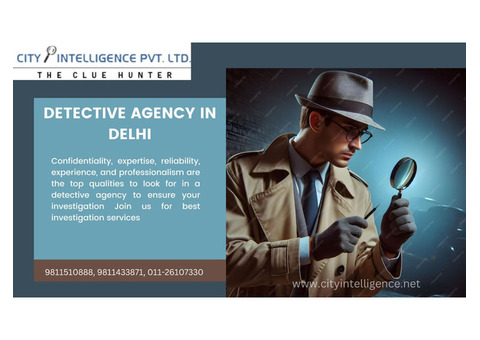 Trusted Private Detective Agency in Delhi - City Intelligence