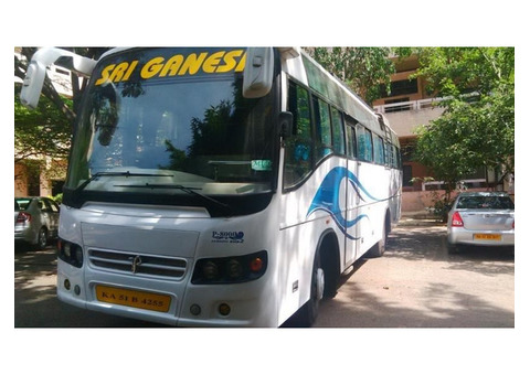 50 seater bus hire in bangalore price || 09019944459