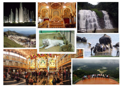 Bangalore, Mysore, Ooty (4 nights /5 days) || 9019944459