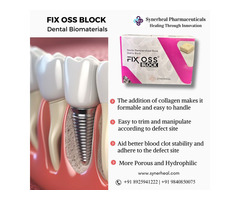 Fix OSS Block Is An Advanced Dental Biomaterials by Synerheal Pharmaceuticals.