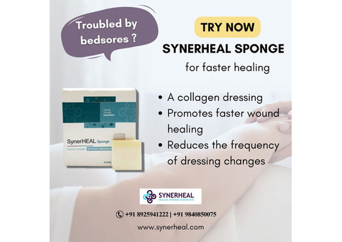 Synerheal Sponge Advanced Wound Care Solutions for Faster Healing | Synerheal Pharmaceuticals