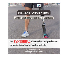 Don't Let Non Healing Wounds Leads To Amputation | Synerheal Pharmaceuticals