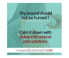 Dry Wound Should Not Be Fumed,Calm It Down With Advanced Wound Care Solutions.|Woundcaremart