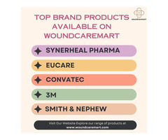 Top Brand Products Available On Woundcaremart!