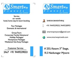 Mysre Cab Services Smartway Travels Coorg ooty Kabini Packages 9449339033