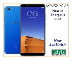 Vivo V7 Plus Energetic Blue Now Available In Idris Electronics Raipur
