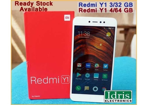 Xiaomi Redmi Y1 3/32GB and Redmi Y1 4/64GB Now Available Only In Idris Electronics Raipur