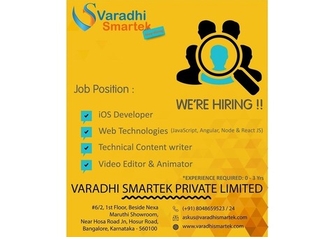 Android, IOS, Web Developer