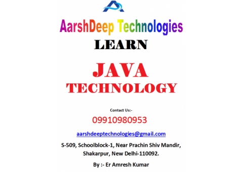 LEARN JAVA TECHNOLOGY