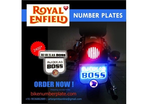 Buy Royal Enfield Light Number Plate
