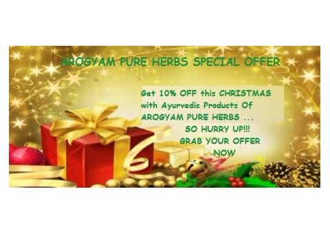 Get 10% OFF on Ayurvedic Products Of Arogyam Pure Herbs...